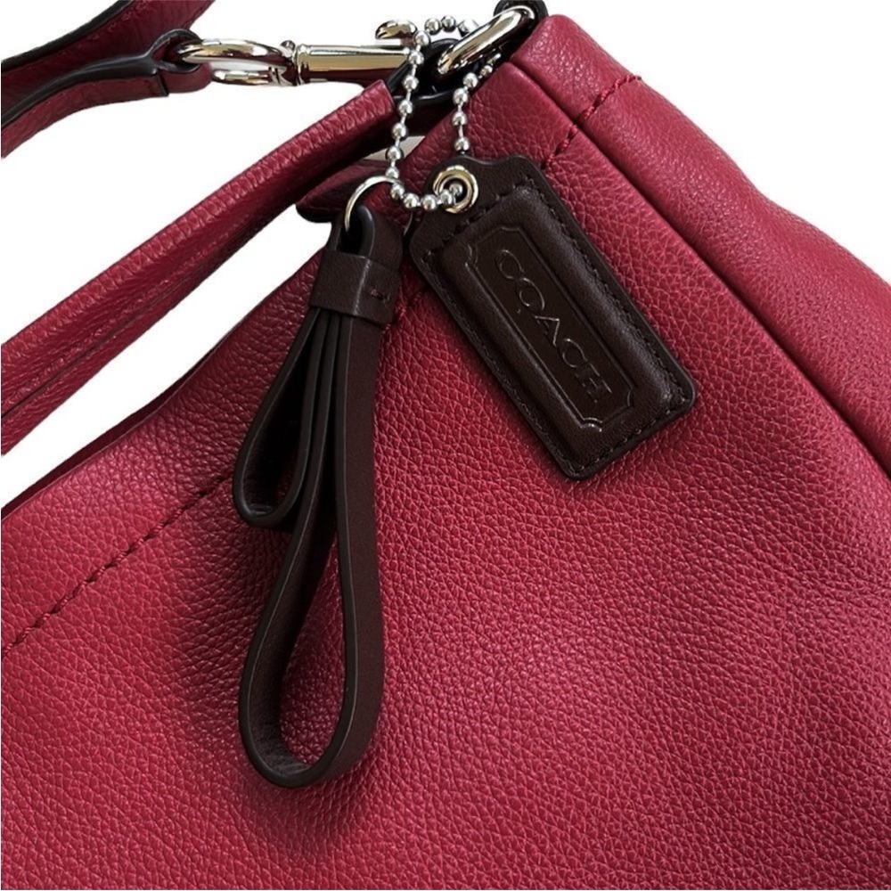Coach Park Leather Crossbody Bag / Purse Black Cherry NWT - Picture 3 of 11